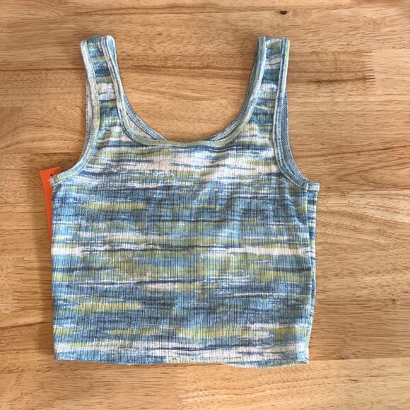 Colsie Women's Blue Space Dye Tank and Shorts Pajama Set - Size XS - NWT - Picture 6 of 12